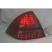 Mercedes C Class W203 4 Door Sedan Red Smoke LED Tail Lamp